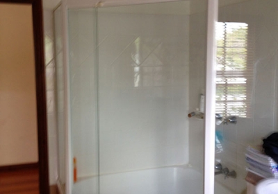 Framed Shower On Bath